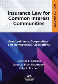 Produktbild: Insurance Law for Common Interest Communities