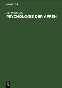 Produktbild: Psychologie der Affen