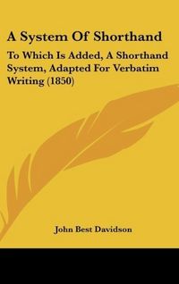 Produktbild: A System Of Shorthand