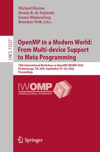 Produktbild: OpenMP in a Modern World: From Multi-device Support to Meta Programming
