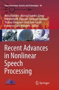 Produktbild: Recent Advances in Nonlinear Speech Processing