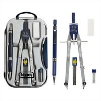 Produktbild: Idena Zirkel Set mit Radierer Druckbleistift und Minen dunkelblau