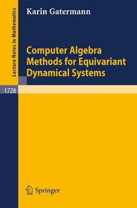 Produktbild: Computer Algebra Methods for Equivariant Dynamical Systems