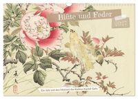 Produktbild: Bl&uuml;te und Feder (Wandkalender 2027 DIN A3 quer), CALVENDO Monatskalender
