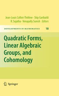 Produktbild: Quadratic Forms, Linear Algebraic Groups, and Cohomology