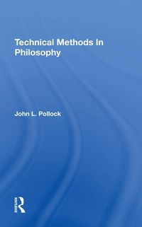 Produktbild: Technical Methods In Philosophy
