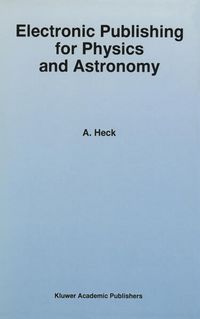 Produktbild: Electronic Publishing for Physics and Astronomy
