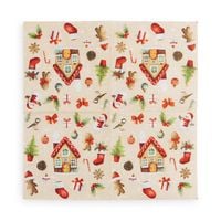 Produktbild: Serviette Nussknacker, 25x25cm