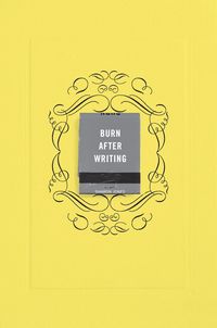 Produktbild: Burn After Writing (Yellow)