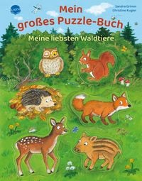 Produktbild: Mein sch&ouml;nstes Puzzle-Buch. Meine liebsten Waldtiere