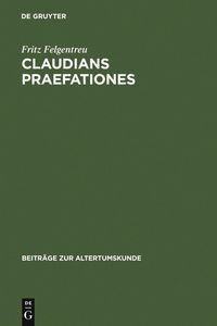Produktbild: Claudians praefationes
