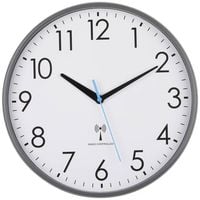 Produktbild: TFA Dostmann 60.3549.10 Funk Wanduhr 30cm x 65mm Grau