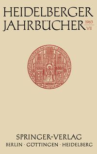 Produktbild: Heidelberger Jahrb&uuml;cher
