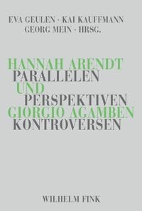 Produktbild: Hannah Arendt und Giorgio Agamben