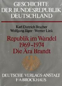 Produktbild: Republik im Wandel 1969-1974. Die &Auml;ra Brandt