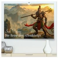 Produktbild: Sun Wukong - Die Reise des Affenk&ouml;nigs (hochwertiger Premium Wandkalender 2027 DIN A2 quer), Kunstdruck in Hochglanz