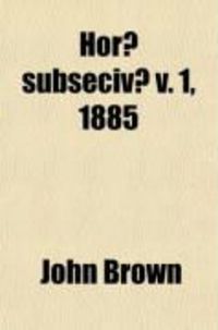 Produktbild: Horae Subsecivae (Volume 1)