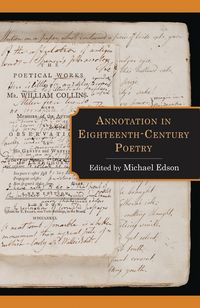 Produktbild: Annotation in Eighteenth-Century Poetry