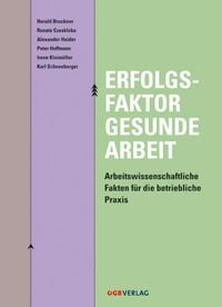 Produktbild: Erfolgsfaktor Gesunde Arbeit