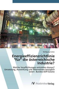 Produktbild: Energieeffizienzrichtlinie "f&uuml;r" die &ouml;sterreichische Industrie?