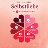 Produktbild: Selbstliebe &ndash; Die 6 Schritte zum Gl&uuml;ck: Wie du durch Achtsamkeit, Selbstreflektion und K&ouml;rpersprache dein Selbstbewusstsein st&auml;rkst und mehr Lebensfreude empfindest. Finde dein neues Ich