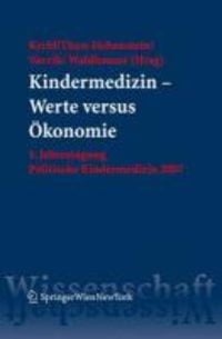 Produktbild: Kindermedizin - Werte versus Ökonomie