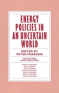 Produktbild: Energy Policies in an Uncertain World
