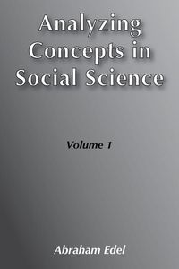 Produktbild: Edel, A: Analyzing Concepts in Social Science
