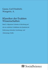 Produktbild: Klassiker der Exakten Wissenschaften