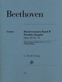 Produktbild: Ludwig van Beethoven - Klaviersonaten, Band II, op. 26&ndash;54, Perahia-Ausgabe
