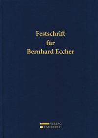 Produktbild: Festschrift f&uuml;r Bernhard Eccher