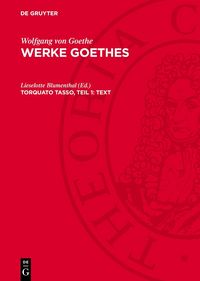Produktbild: Torquato Tasso, Teil 1: Text