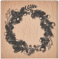 Produktbild: Stempel Tannenkranz 70 x 70 mm