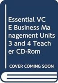 Produktbild: Essential Vce Business Management Units 3 and 4 Teacher CD-ROM