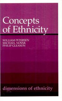 Produktbild: Petersen, W: Concepts of Ethnicity