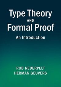 Produktbild: Type Theory and Formal Proof