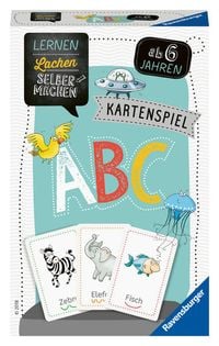 Ravensburger 80347 - ABC-Kartenspiel, Lernen Lachen Selbermachen, Lernspiel von Eva Odersky