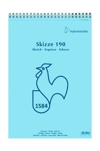 Produktbild: Hahnem&uuml;hle Papier Skizze 190, DIN A 3, 190 g/m&sup2;