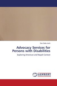 Produktbild: Advocacy Services for Persons with Disabilities