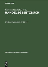 Produktbild: &sect;&sect; 105 -144