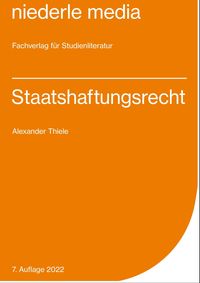 Produktbild: Staatshaftungsrecht - 2022