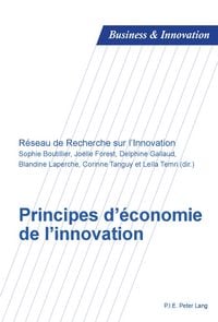 Produktbild: Principes d&rsquo;&eacute;conomie de l&rsquo;innovation