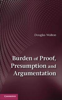 Produktbild: Burden of Proof, Presumption and Argumentation