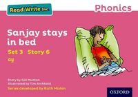Produktbild: Read Write Inc. Phonics: Sanjay Stays in Bed (Pink Set 3 Storybook 6)