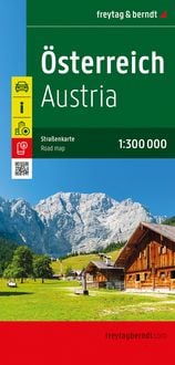 Produktbild: &Ouml;sterreich, Stra&szlig;enkarte 1:300.000, freytag & berndt