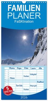 Produktbild: Familienplaner 2026 - Faskination mit 5 Spalten (Wandkalender, 21 x 45 cm) CALVENDO