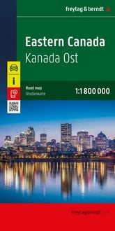 Produktbild: freytag & berndt Stra&szlig;enkarte Kanada Ost 1:1,8 Mio.