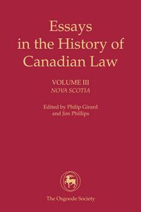 Produktbild: Essays in the History of Canadian Law, Volume III