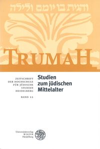 Produktbild: Trumah / Studien zum j&uuml;dischen Mittelalter