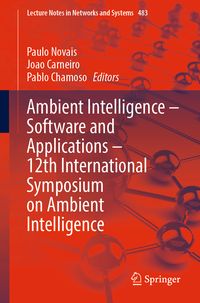 Produktbild: Ambient Intelligence &ndash; Software and Applications &ndash; 12th International Symposium on Ambient Intelligence